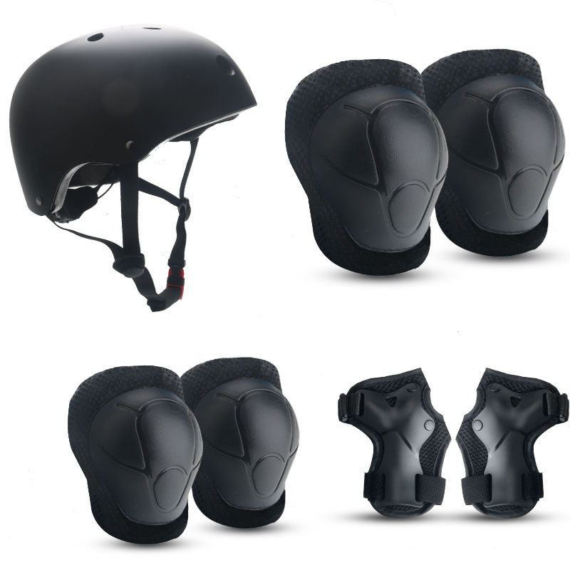 Children's Colorful Safety Helmet and Protective Gear Set Kalsten