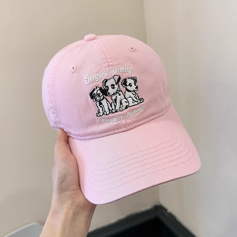 Women's Embroidered Pet-Themed Baseball Cap Kalsten