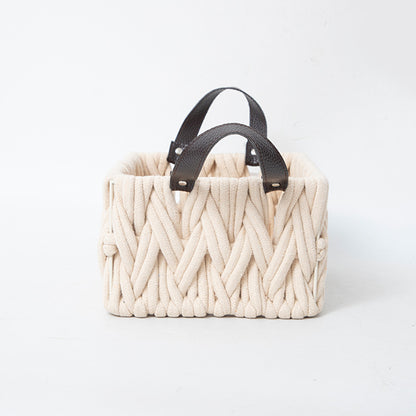 Stylish Textured Storage Basket Acalora