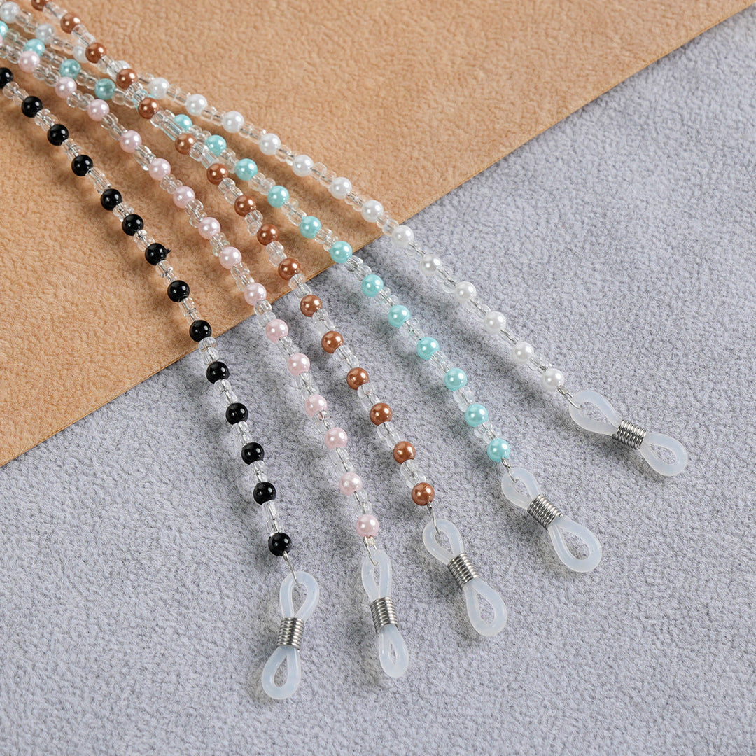 Vintage-Inspired Beaded Eyewear Chain kalsten