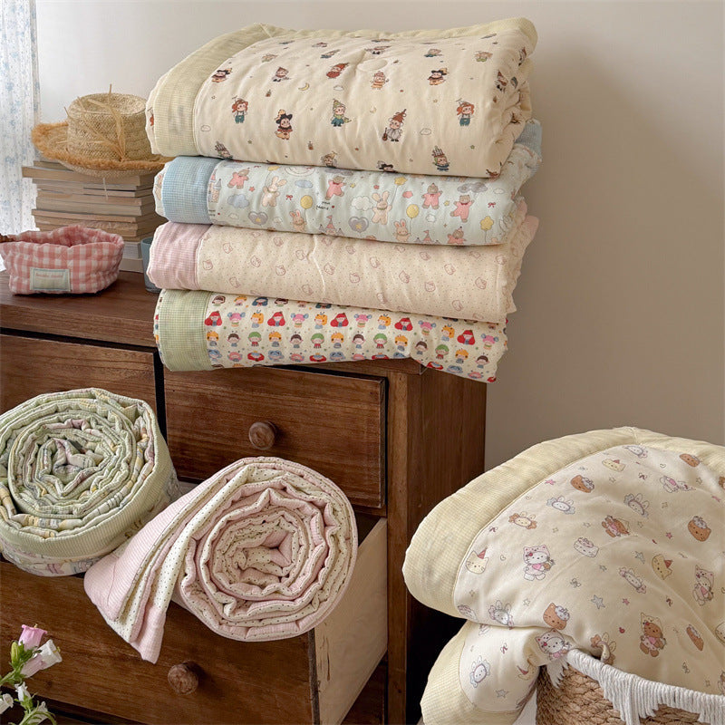 Women’s children's duvet with playful doll pattern Kalsten
