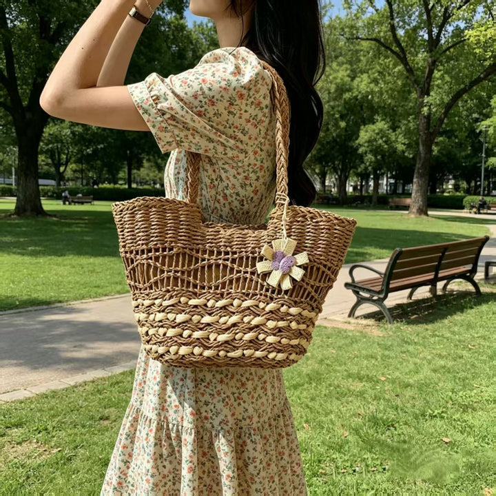 Braided Baste Beach Bag Kalsten
