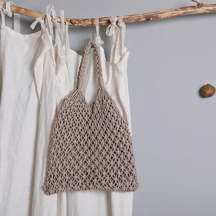Handcrafted net shopping bag Kalsten