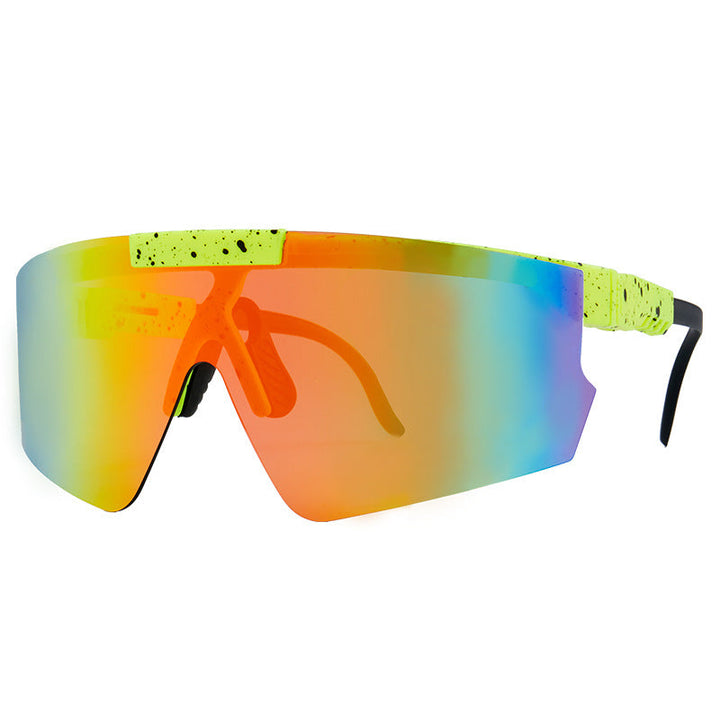 Unisex Futuristic Oversized Shield Sunglasses Kalsten
