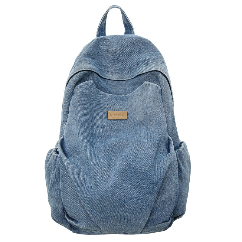 Casual Denim School Backpack Kalsten