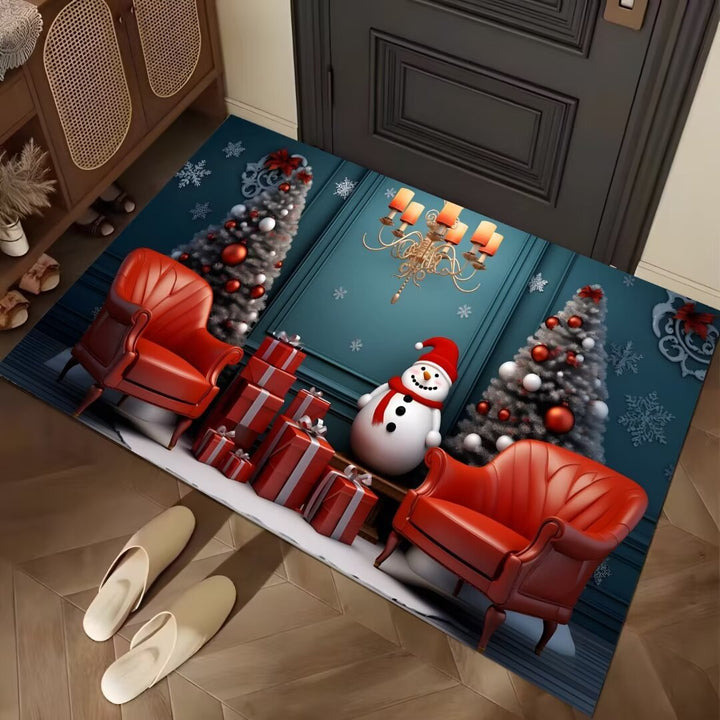 Festive Winter-Themed Entrance Mat Kalsten