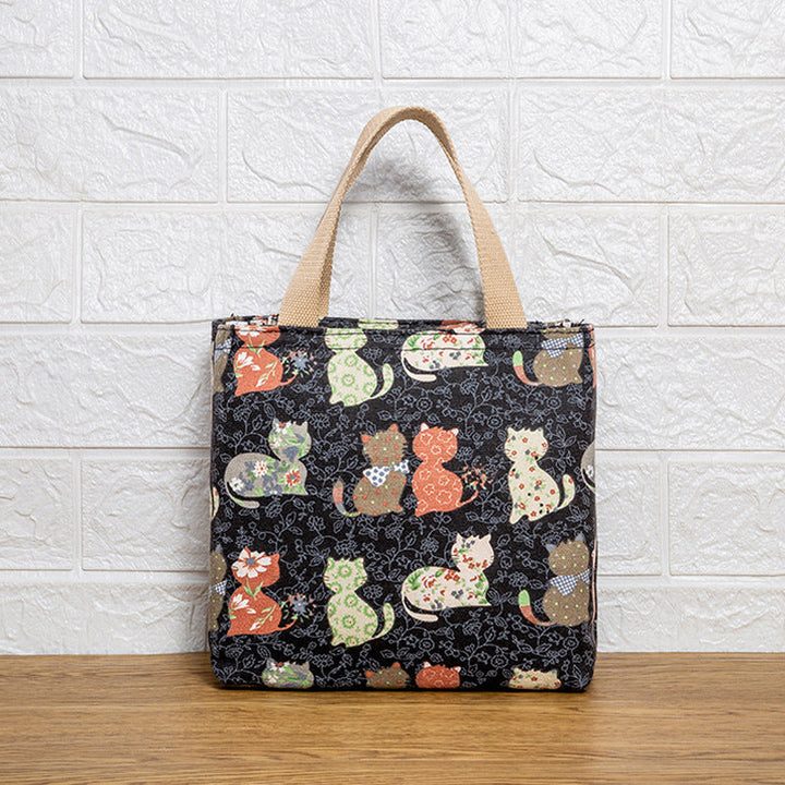 Cute Cat Print Tote Bag Kalsten