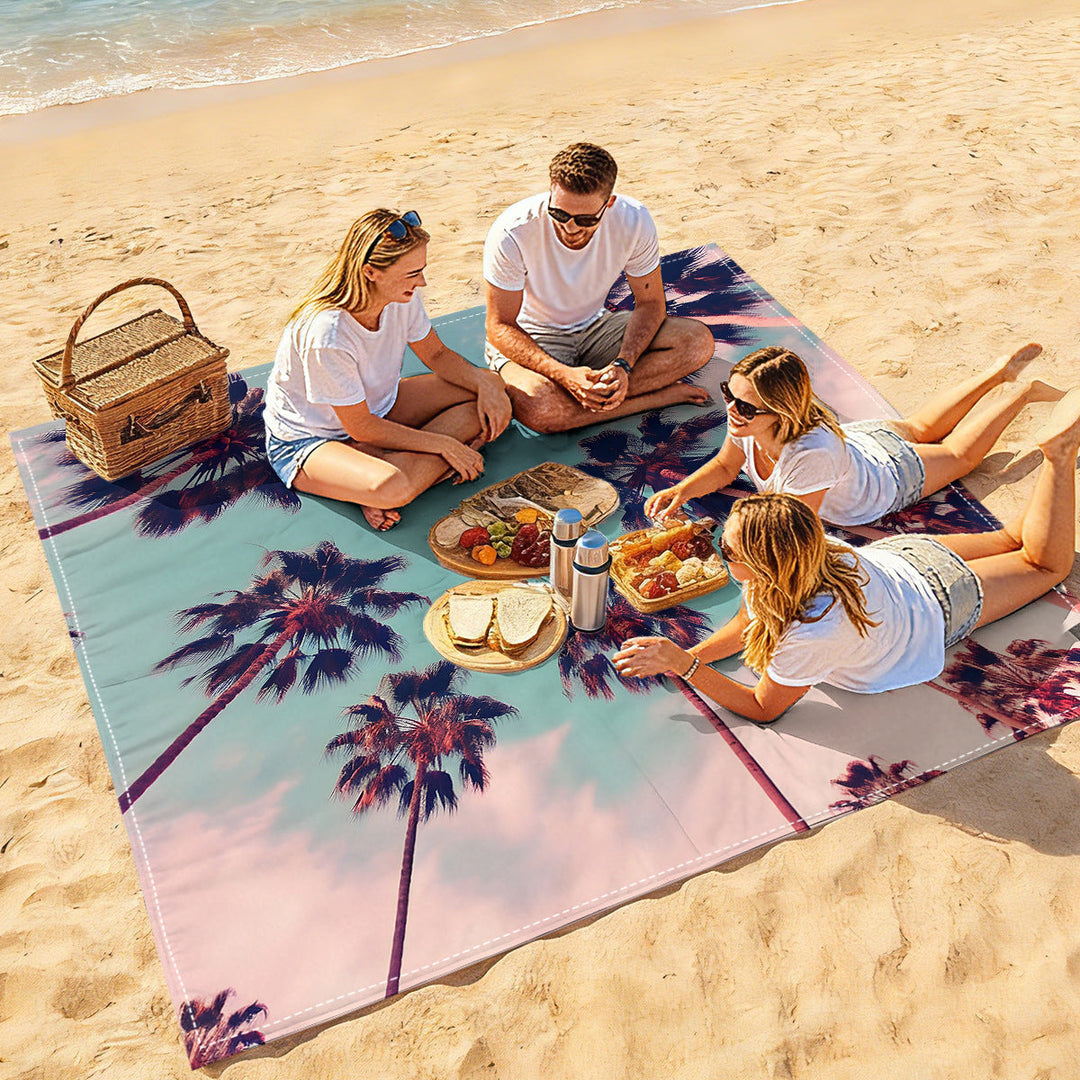 Mandala Design Beach Mat Kalsten