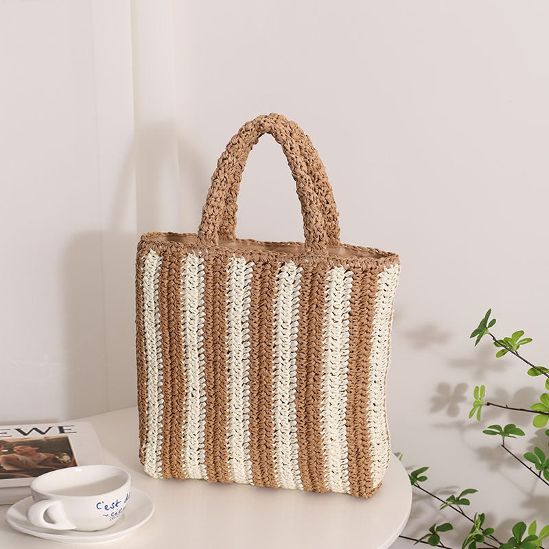 Fashionable basket bag with textured fold design Kalsten