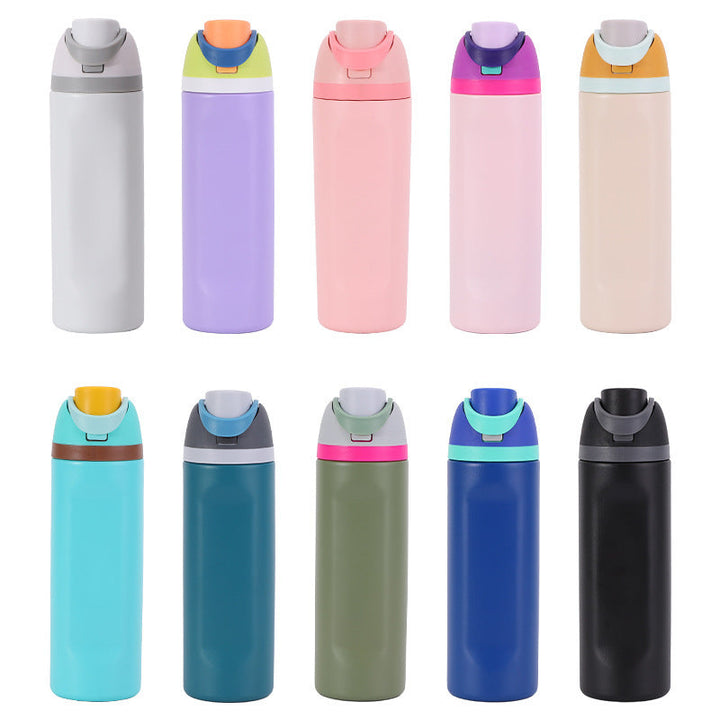 Women insulated water bottle with practical carry handle Kalsten