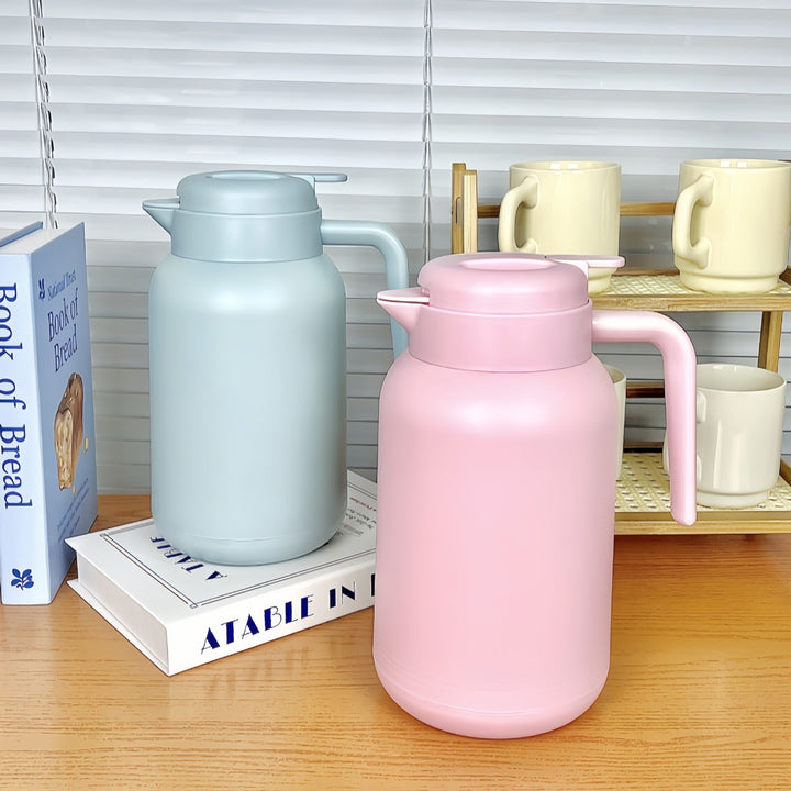 Women's insulated thermos with innovative leak protection and ergonomic handle Kalsten