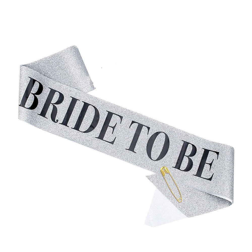 Ladies Glittering Bride Sash Kalsten