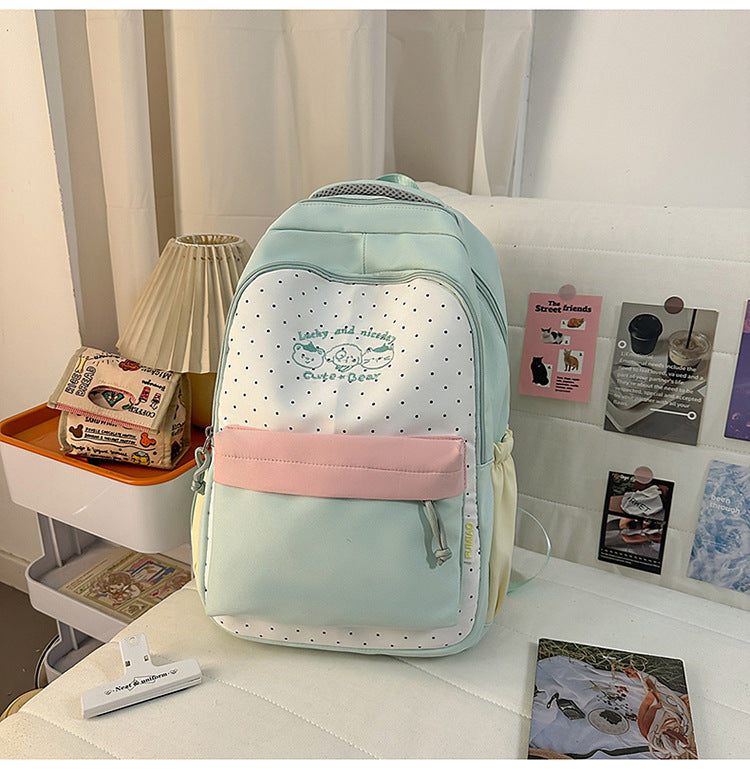 Cute Character Design School Backpack