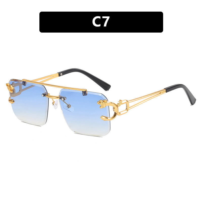 Women's square sunglasses with elegant decorative details Kalsten