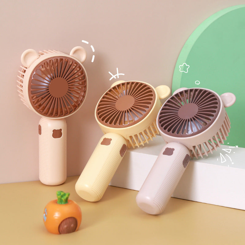 Ladies hand fan in cute bear design Kalsten