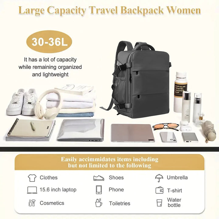 Multifunctional Laptop Backpack with Versatile Compartments Kalsten