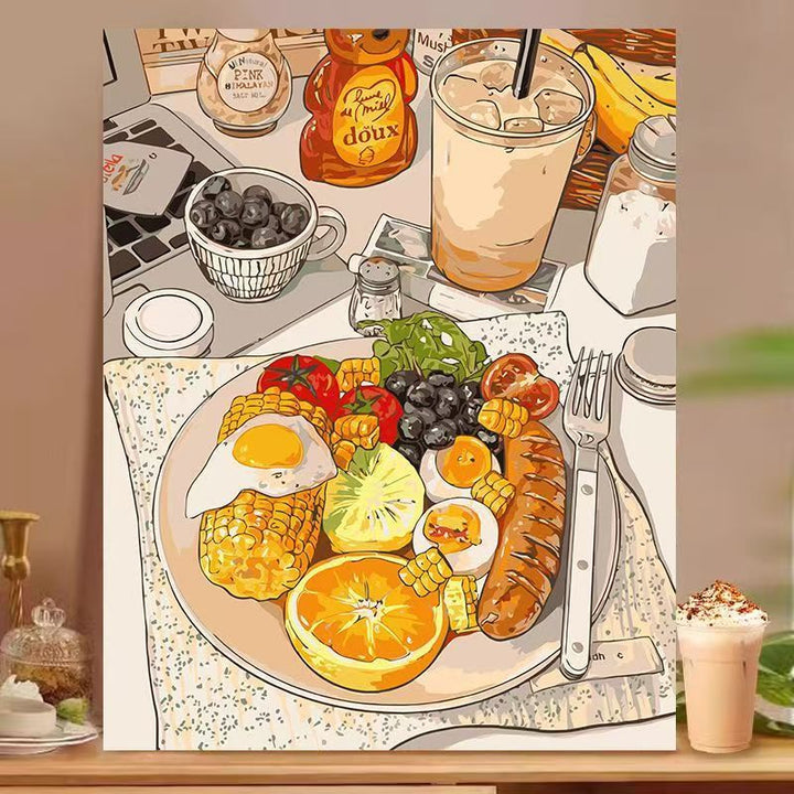 Dessert-Inspired Decorative Canvas Art Kalsten