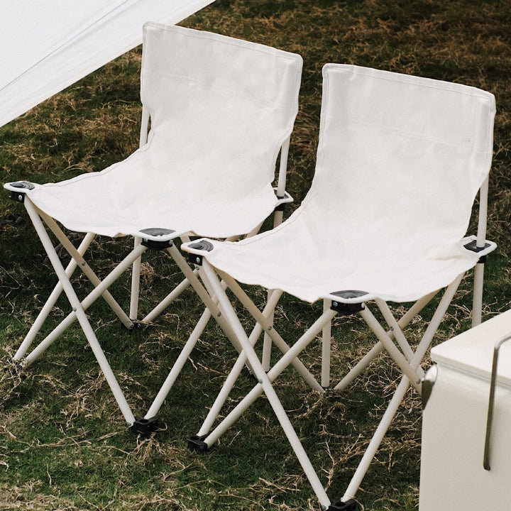 Folding chair with ergonomic backrest and sturdy frame Kalsten