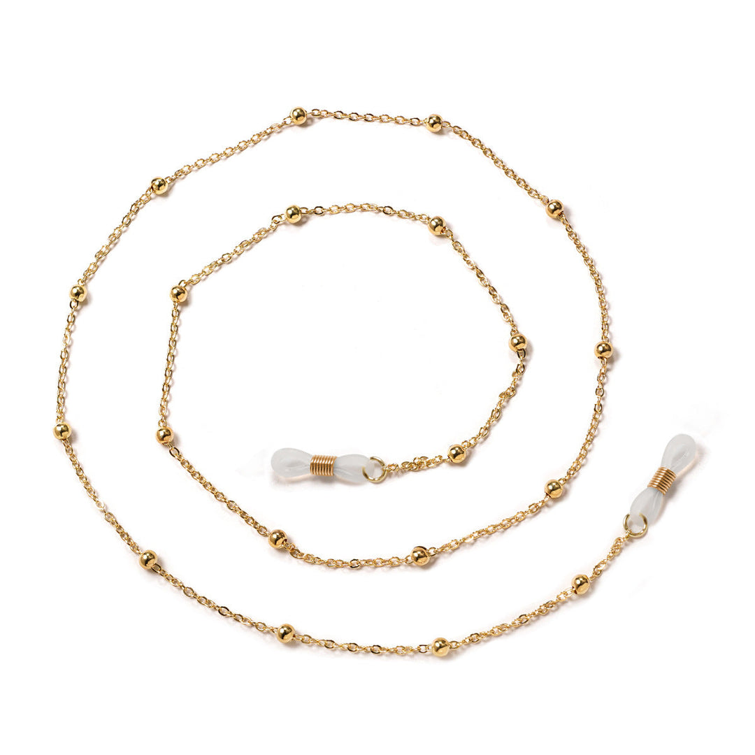 Premium Gold Beaded Eyewear Chain kalsten