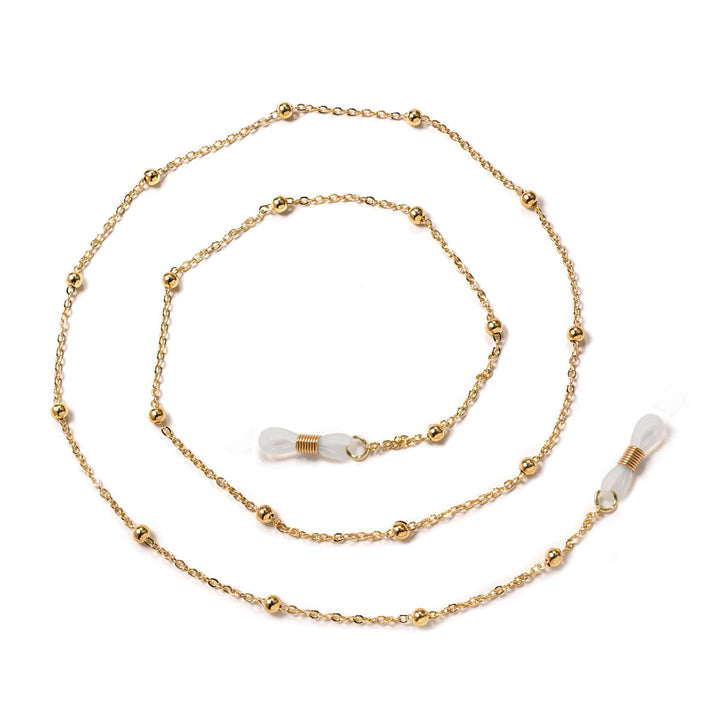 Premium Gold Beaded Eyewear Chain kalsten