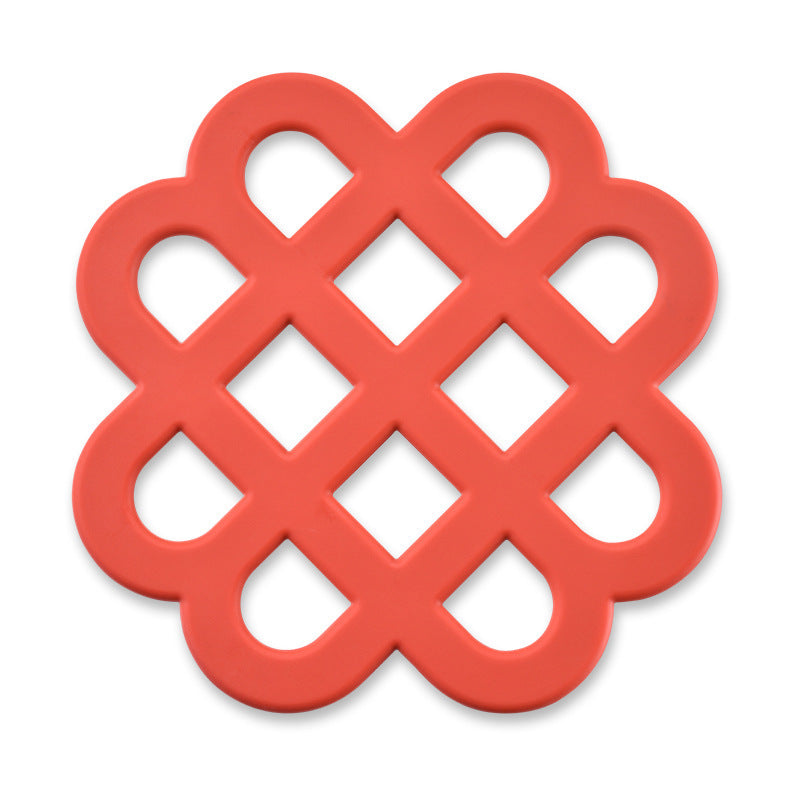 Heat-resistant silicone coaster with decorative design Kalsten