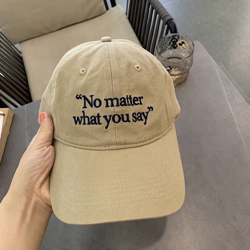 Women's Embroidered Motivational Phrase Baseball Cap Kalsten