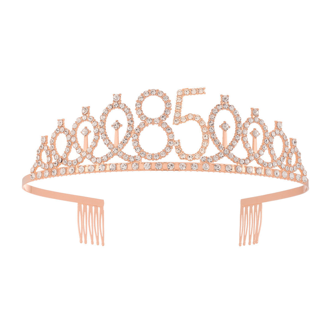 Women's Crystal-Embellished Tiara with Elegant Design Kalsten