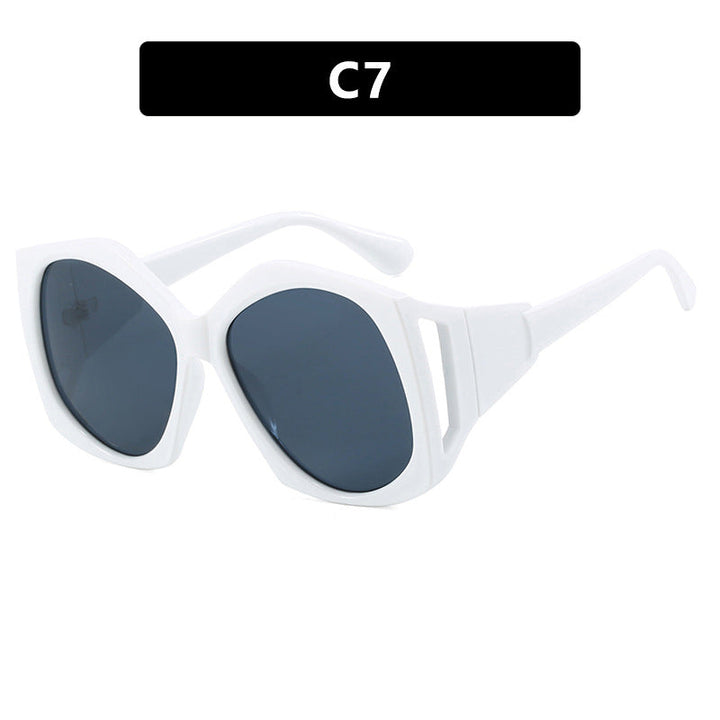 Women oversized sunglasses with futuristic design Kalsten