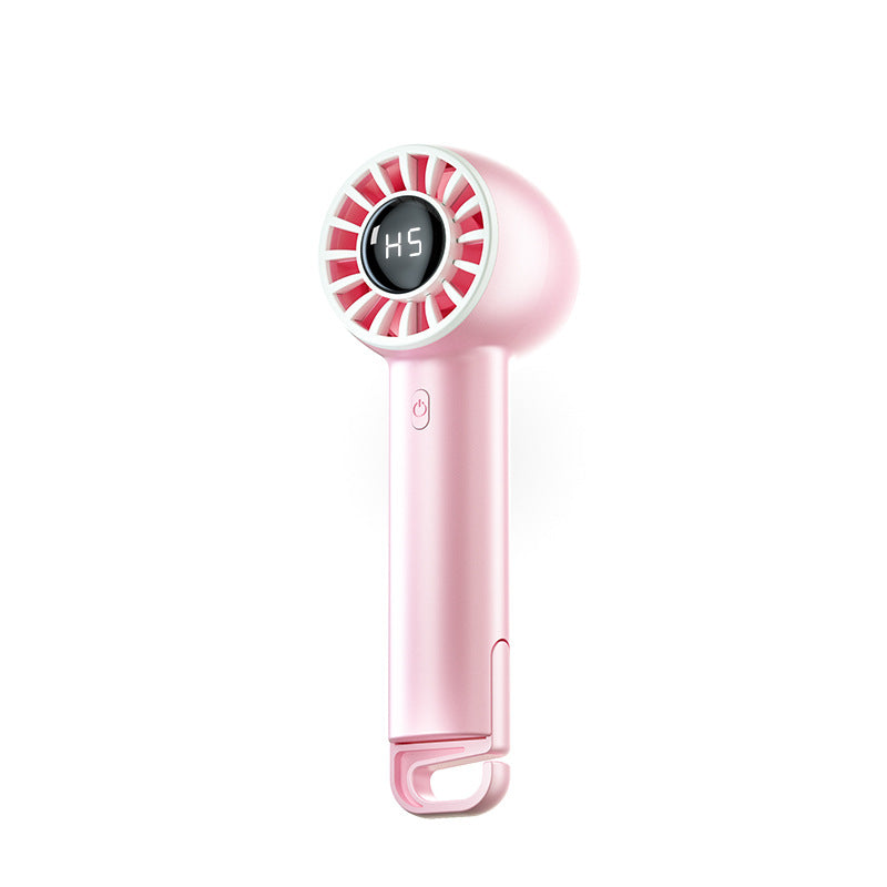 Women Portable Handheld Fan with LCD Display Kalsten