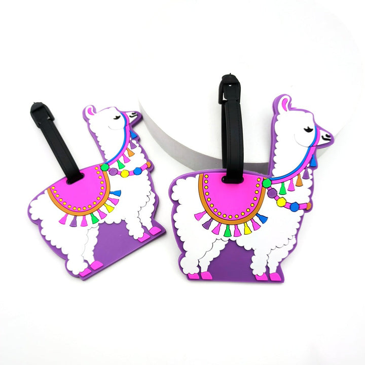 Whimsical Llama Luggage Tag Kalsten
