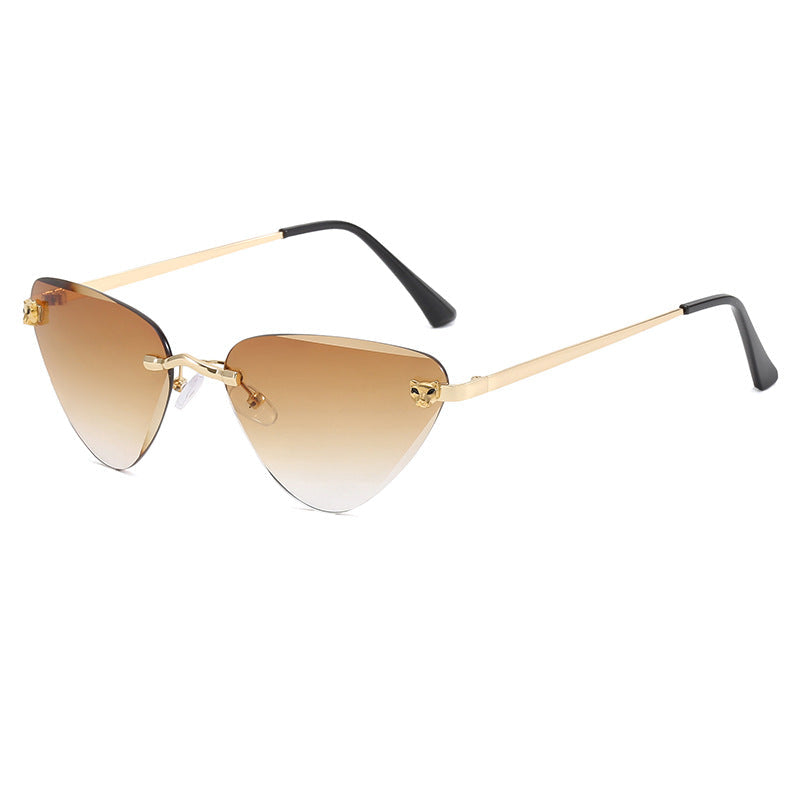 Ladies Cat-Eye Sunglasses with Elegant Metal Frame Kalsten