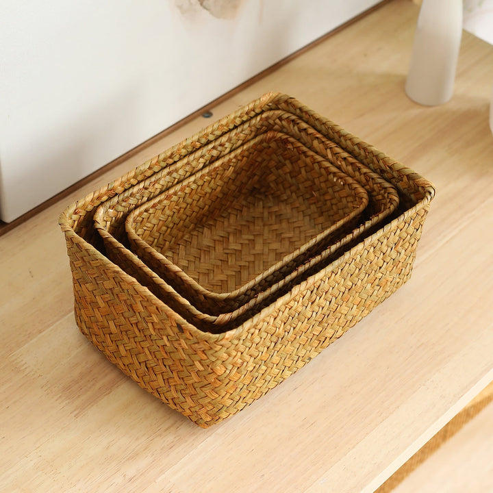 Handcrafted Woven Storage Basket Kalsten