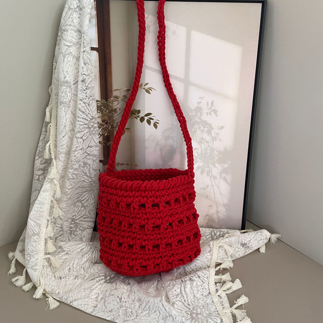 Macrame Handbag in Boho Style Kalsten