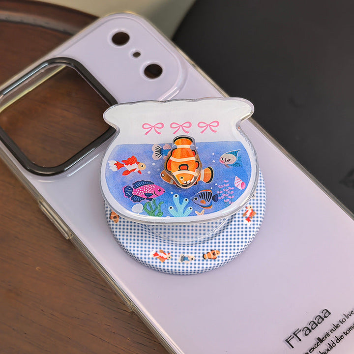 Floral Ice Cream Cone Phone Grip Kalsten