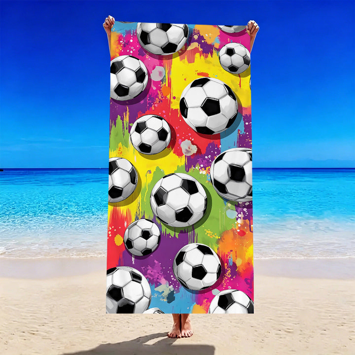 Football-themed beach towel Kalsten