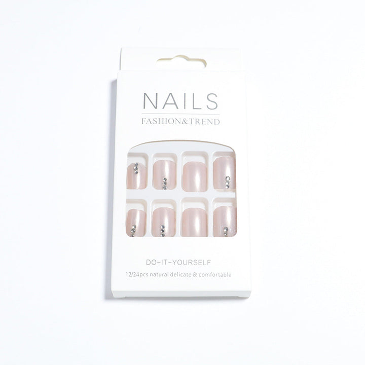 Premium Decorative Press-On Pedicure Nail Set Kalsten