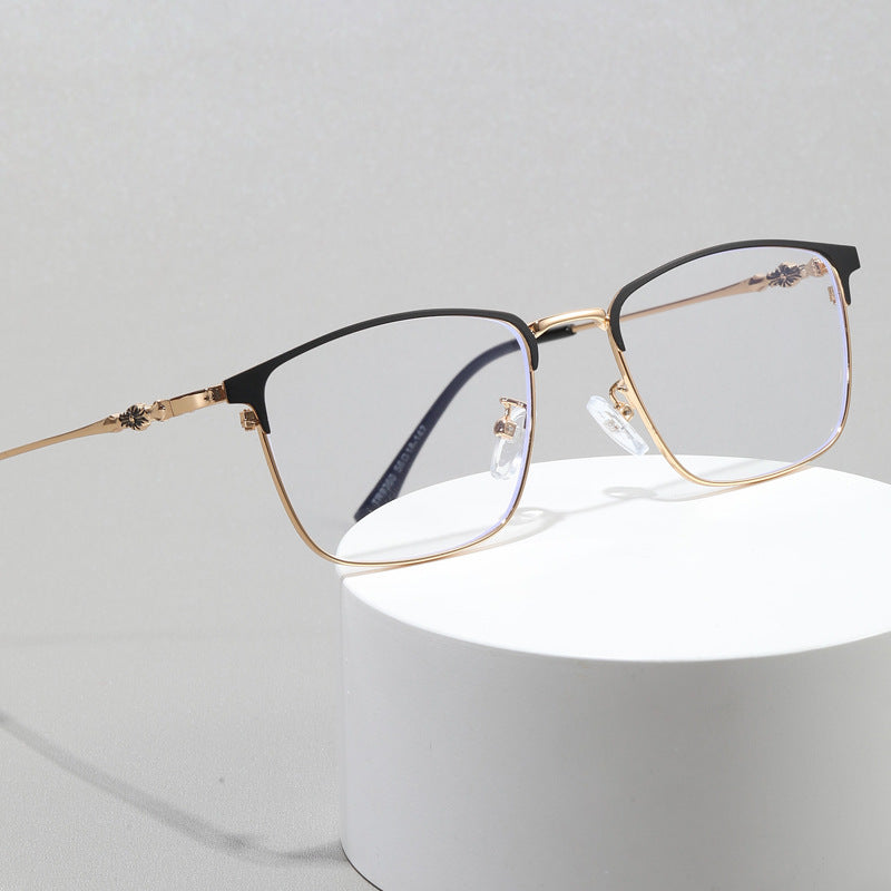 Ladies fashionable square glasses with elegant metal frame Kalsten