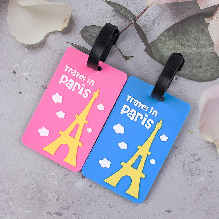 Paris-Themed Luggage Tag Kalsten