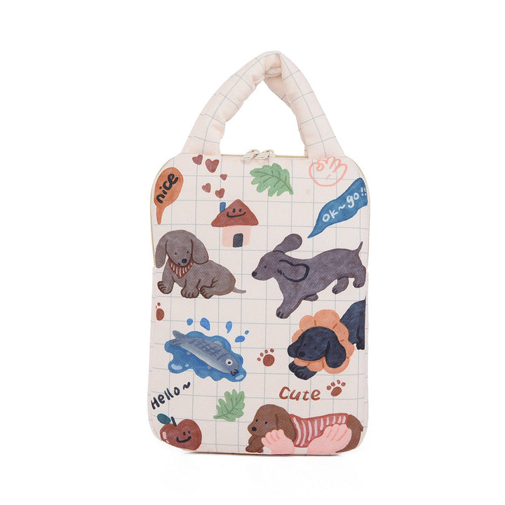 Stylish laptop cover with cute dog design Kalsten