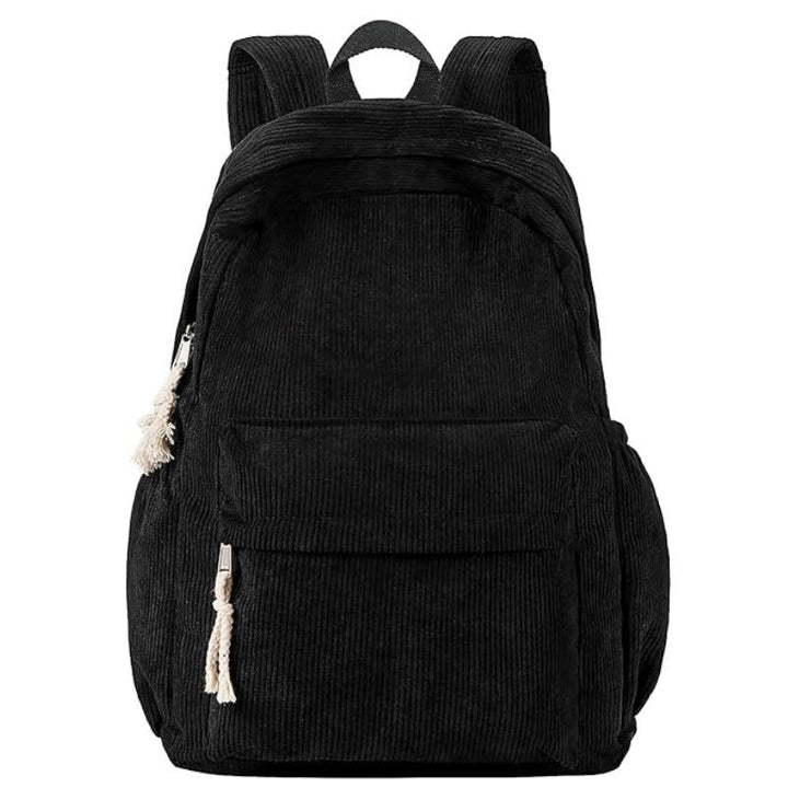 Cord backpack with deep storage and stylish accents Kalsten