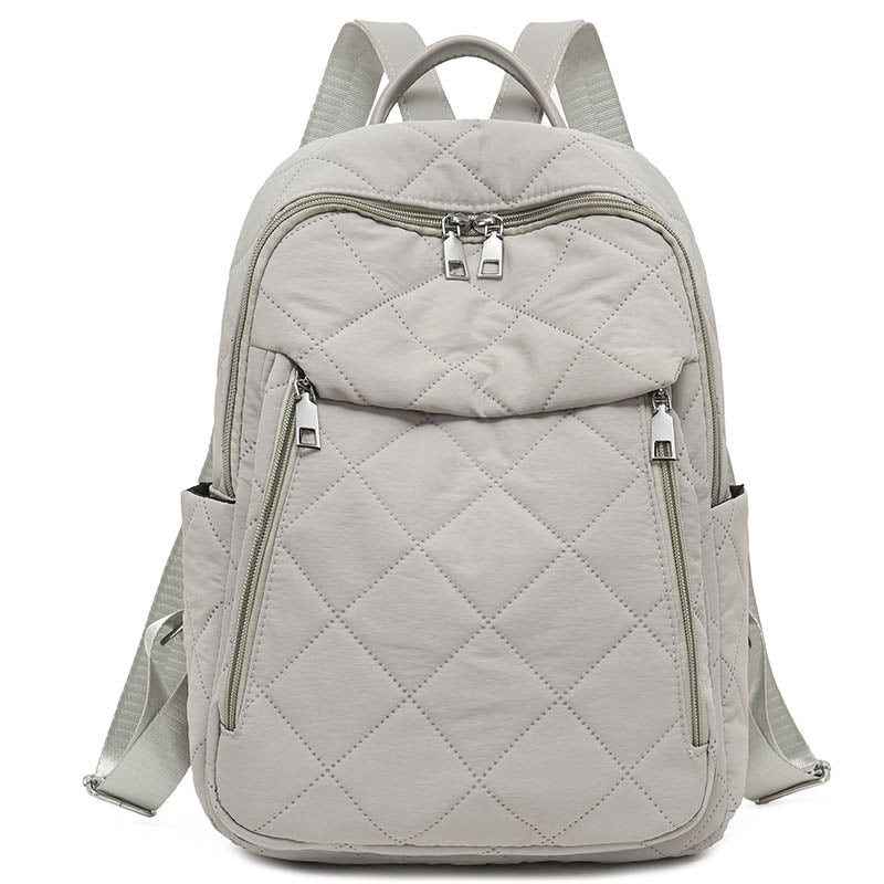 Quilted Multi-Pocket Backpack Kalsten