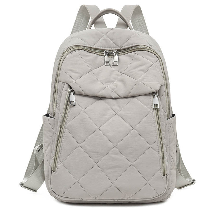 Quilted Multi-Pocket Backpack Kalsten