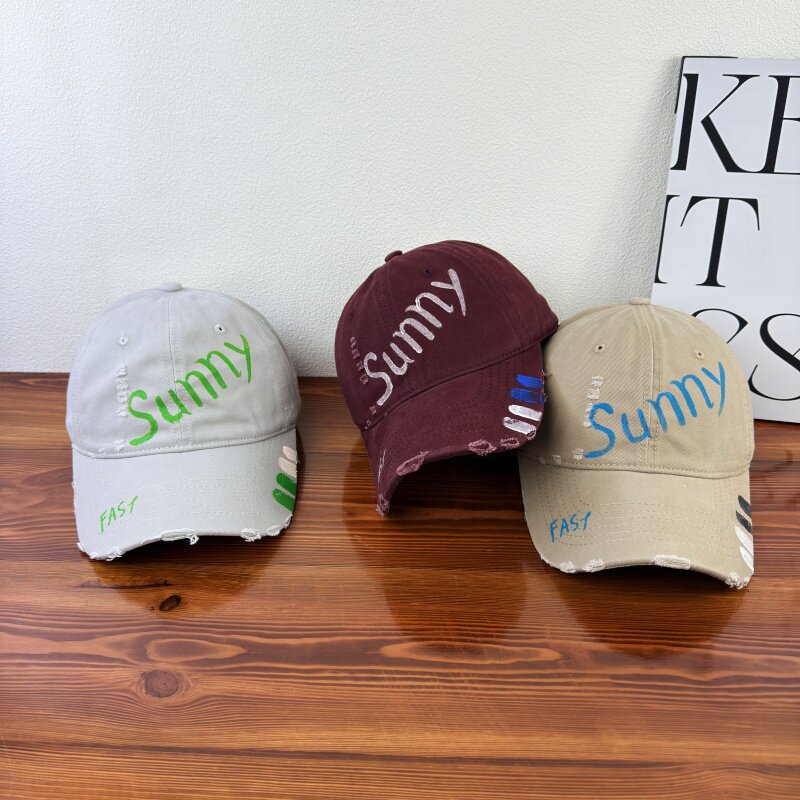 Women's Distressed Graphic Sun Cap Kalsten