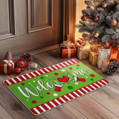 Festive Holiday Welcome Mat Acalora