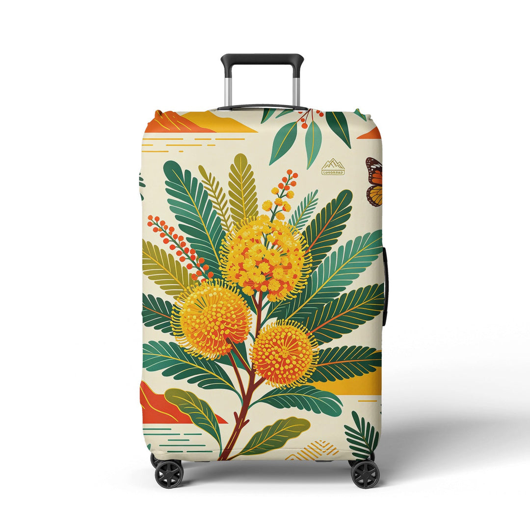 Women's suitcase sock with colorful coral design Kalsten