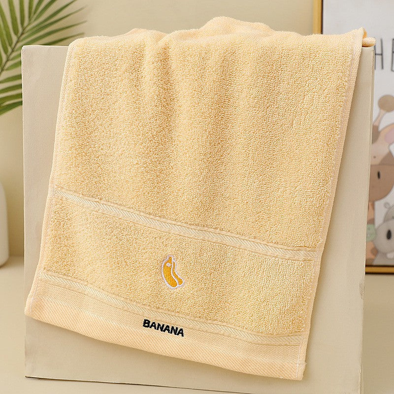 Ladies cotton towel with fresh pear motif Kalsten
