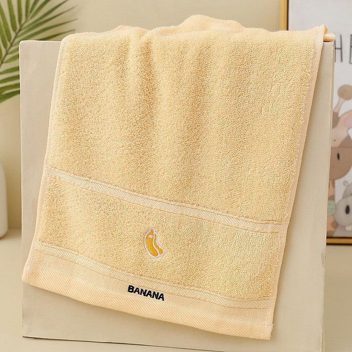 Ladies cotton towel with fresh pear motif Kalsten