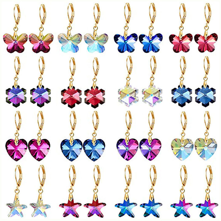 Decorative Crystal Dangle Earrings Kalsten