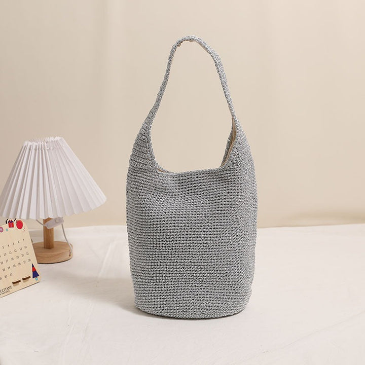 Handcrafted shopping bag in modern net design Kalsten