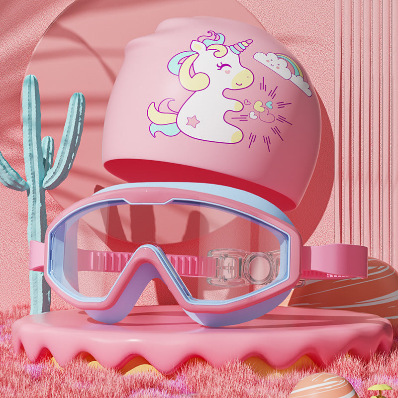 Kids Unicorn-Themed Swimming Goggle Set Kalsten